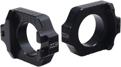 Works Connection - Works Connection Elite Axle Blocks - Black - 17-290
