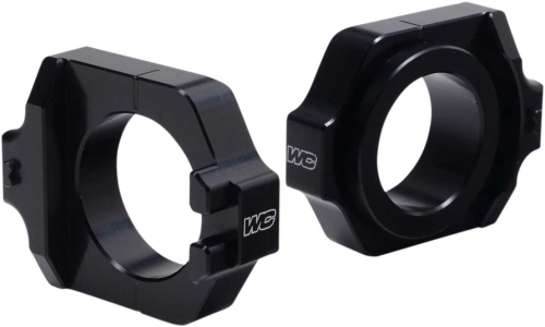Works Connection - Works Connection Elite Axle Blocks - Black - 17-210