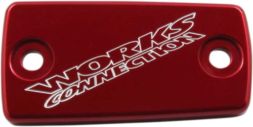 Works Connection - Works Connection Clutch Master Cylinder Cover - Red - 21-077