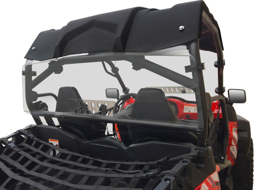 Spike Powersports - Spike Powersports Rear Vented Windshield - Clear - 77-3202V-R