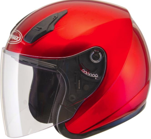 G-Max - G-Max OF17 Solid Helmet - G317093N - Candy Red Mettalic - X-Small
