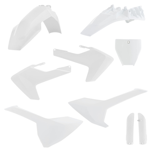 Acerbis - Acerbis Full Plastic Kit - White - 2686460002
