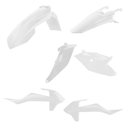 Acerbis - Acerbis Plastic Kit - White - 2686010002