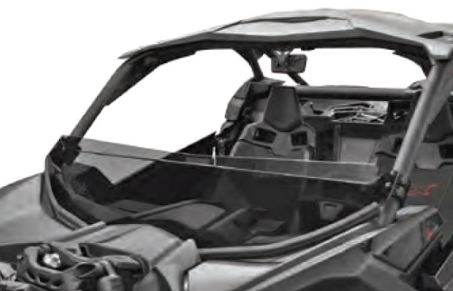 Spike Powersports - Spike Powersports Half Windscreen - Tinted - 77-1650-T