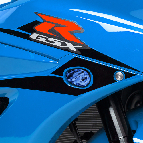 Hotbodies Racing - Hotbodies Racing Flush Mount Turn Signal/Mirror Block Offs - Blue - 61701-0102