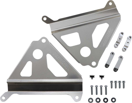 Works Connection - Works Connection Radiator Brace - Silver - 18-268