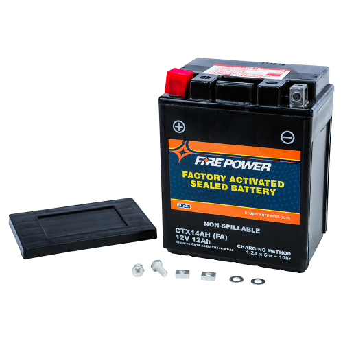 Fire Power - Fire Power Factory Activated Maintenance Free Sealed Battery - CTX14AH-BS(FA)