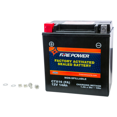 Fire Power - Fire Power Factory Activated Maintenance Free Sealed Battery - CTX16-BS (FA)