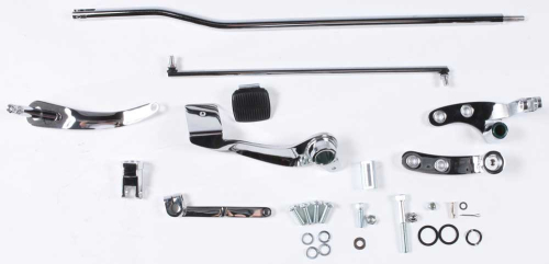 HardDrive - HardDrive Forward Control Kit with Chome Mounting Plate without Shifter Pegs - Chrome - 121022