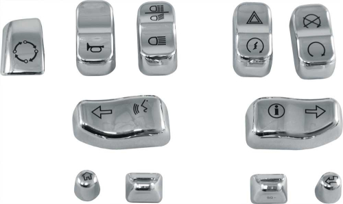 HardDrive - HardDrive Switch Covers - Chrome - 0139-11