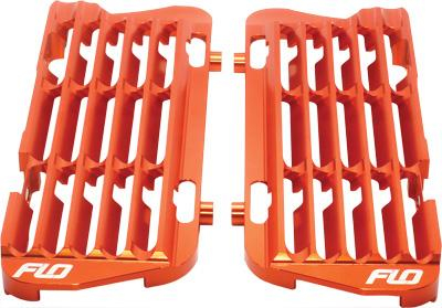 Flo Motorsports - Flo Motorsports High Flow Radiator Braces - Orange - FLO751ORG