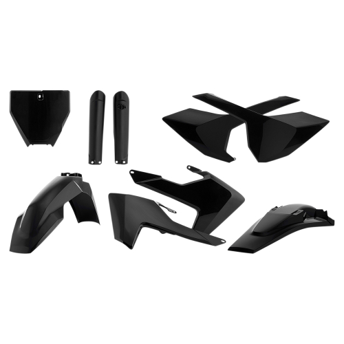 Acerbis - Acerbis Full Plastic Kit - Black - 2462600001