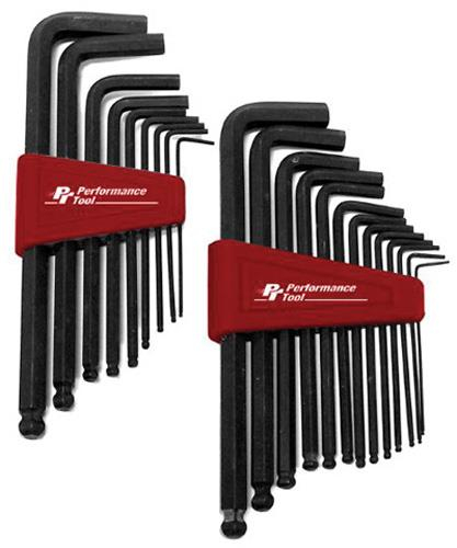 Performance Tools - Performance Tools 22 Piece Ball End Hex Key Set - W80280