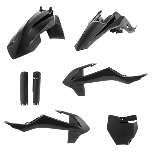 Acerbis - Acerbis Plastic Kit - Black - 2449600001