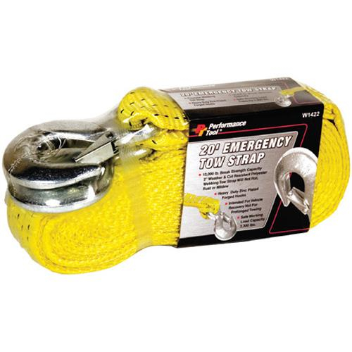 Performance Tools - Performance Tools Emergency Tow Rope - 2in. x 20ft. - W1422