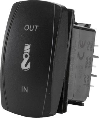 FLIP - FLIP Dash Switch - Winch Hood Up Out/Down In - SC4-AMB-A24