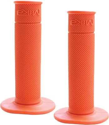 Mika Metals - Mika Metals Motorcycle Grips - Orange - GRIPS-ORANGE