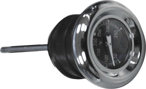 HardDrive - HardDrive Black Face Oil Dipstick with Temp Gauge - 2 3/4in. - 03-0091