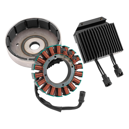 Cycle Electric - Cycle Electric 80 Series 50 AMP 3-Phase Alternator Kit for Models with Oil Cooler - CE-84T-10