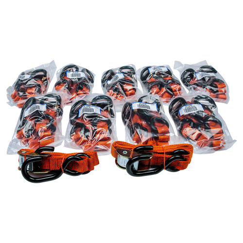 WPS - 1in. Tiedown Dealer Pack - Orange