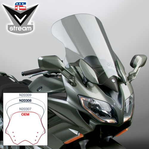 National Cycle - National Cycle VStream Windshield - 20.25in./Light Tint - N20308