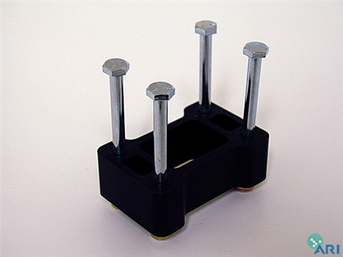 SPI - SPI Handlebar Riser Block for Flat Style Steering Post - 3in. Rise - SM-08066-3