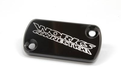 Works Connection - Works Connection Front Master Cylinder Cover - Black - 21-105