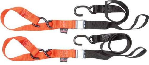 Powertye - Powertye 1 1/2in Fat Straps with Soft Tye - Black/Red - 29621