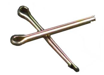 Bolt MC Hardware - Bolt MC Hardware Cotter Pins - 2.5mm Dia. x 25mm L - Zinc Plated - 125025METZPL