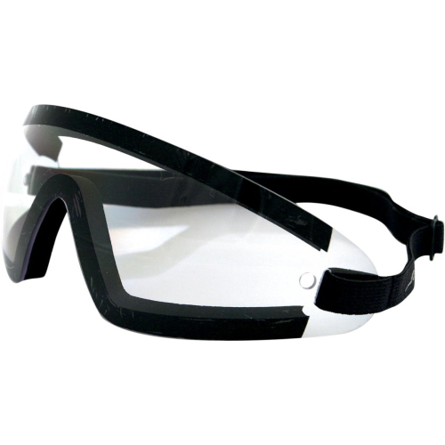 Bobster Eyewear - Bobster Eyewear Wrap Goggles - BW201C - Black/Clear Lens - OSFA