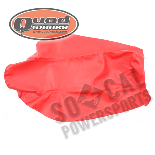 Quad Works - Quad Works Cycle Works Seat Cover - Red - 35-16501-02