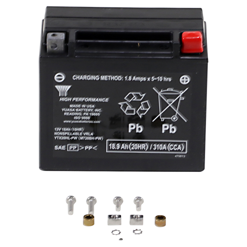Yuasa - Yuasa Factory Activated Maintenance Free Battery - YTX20HL-PW - YUAM720BH-PW
