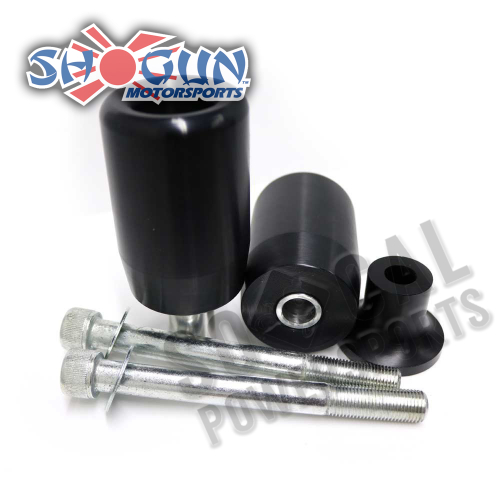 Shogun Motorsports - Shogun Motorsports Frame Sliders -  Black - 750-3309