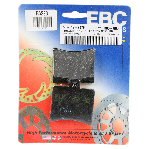 EBC - EBC Organic Brake Pads - FA298