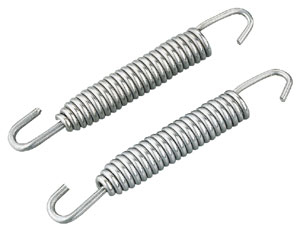 Helix Racing Products - Helix Racing Products Exhaust Springs - Stainless Steel Swivel Style - 38mm - 495-3800