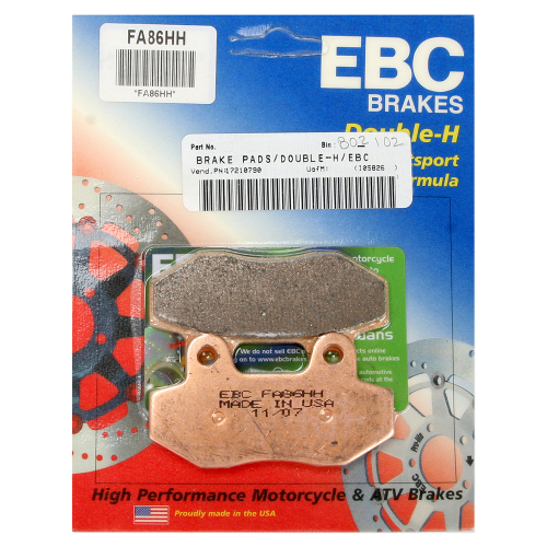 EBC - EBC Double-H Sintered Brake Pads - FA86HH