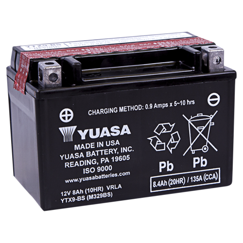Yuasa - Yuasa Maintenance Free Battery - YTX9-BS - YUAM329BS