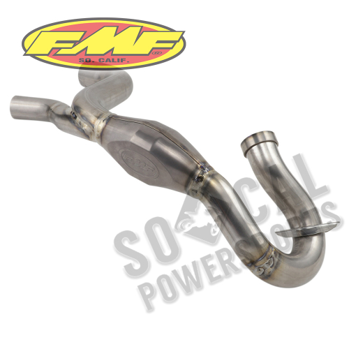 FMF Racing - FMF Racing MegaBomb Header with Midpipe Collector - Titanium - 041574