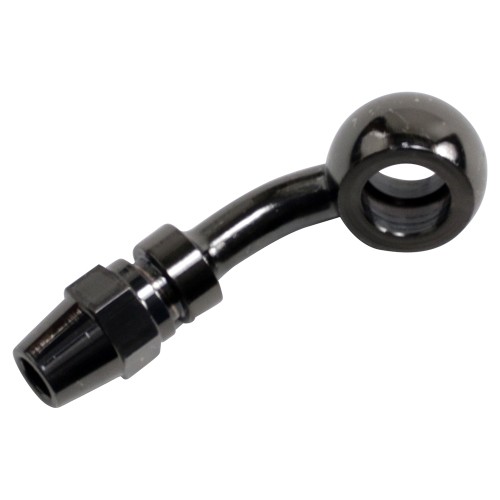 Russell - Russell Pro System II Renegade Black Steel 35deg. Banjo Fitting - 3/8in./10mm - R43473B