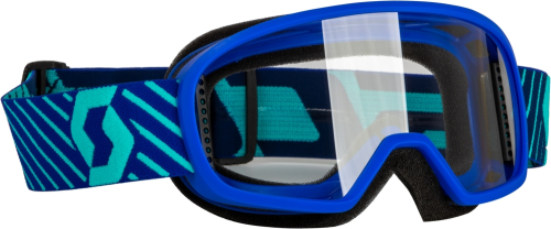 Scott USA - Scott USA Buzz Mx Youth Goggles - 272838-7210043 - Blue/Teal / Clear Lens - OSFM