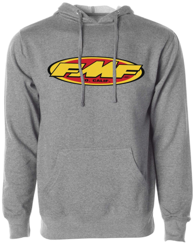 FMF Racing - FMF Racing Don 2 Retro Hoodie - FA9121999GHRM - Heather Gray - Medium