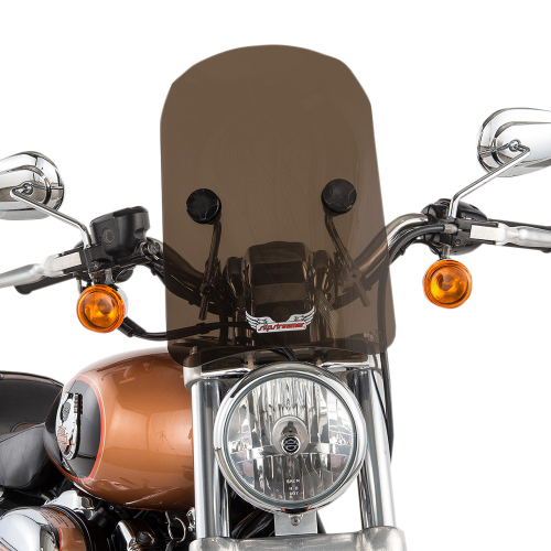 Slipstreamer - Slipstreamer HD-3 Tombstone Windshield with Chrome Hardware - Tinted - HD-3CHR-T