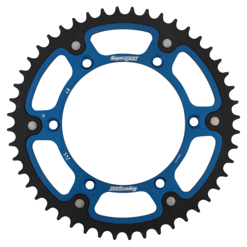 Supersprox - Supersprox Stealth Rear Sprocket - 48T - RST-245-48-BLU