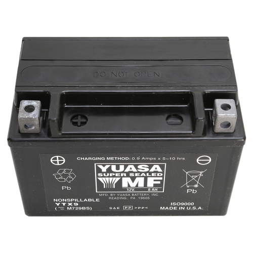 Yuasa - Yuasa Factory Activated Maintenance Free Battery - YTX9 - YUAM729BS