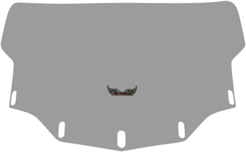 Slipstreamer - Slipstreamer Replacement Windshield - Euro Shorty Style - Clear - S-166SH