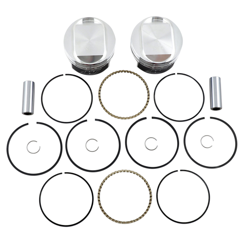 Wiseco - Wiseco K Piston Kit (73ci., Domed) - Standard Bore 3.498in., 10.5:1 Compression - K1746