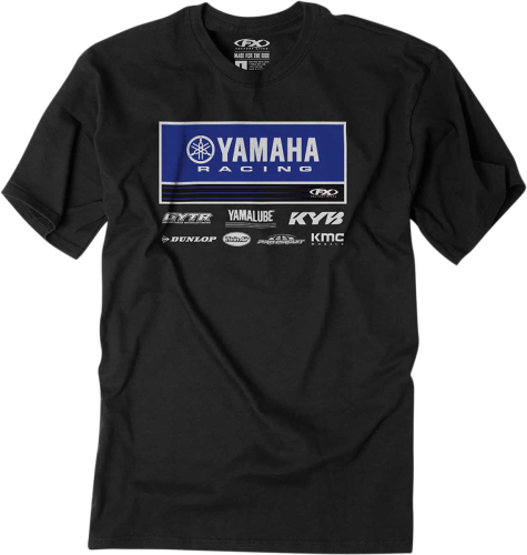 Factory Effex - Factory Effex Yamaha Racewear T-Shirt - 24-87224 - Black - Large