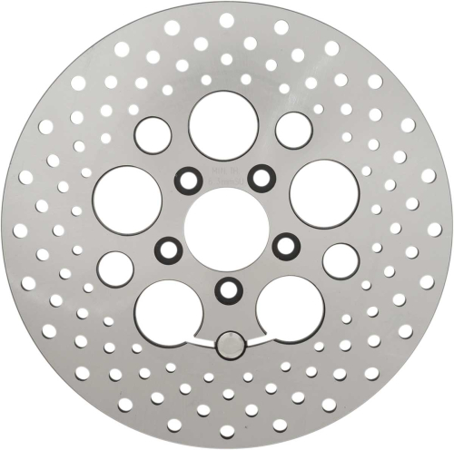 Drag Specialties - Drag Specialties Stainless Steel Drilled Brake Rotor - B06-0189AS