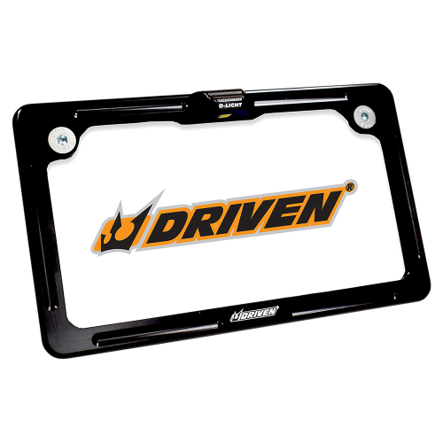 Driven Racing - Driven Racing License Plate Frame - With LED Light - DFLPWL-01