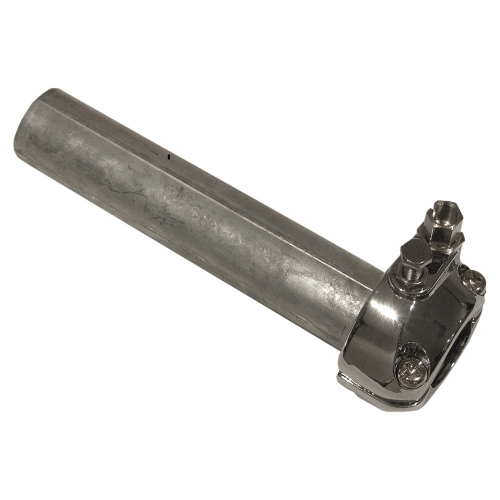 Emgo - Emgo Single Throttle Assembly (Single Cable) - 7/8in. - Chrome - 44-29470